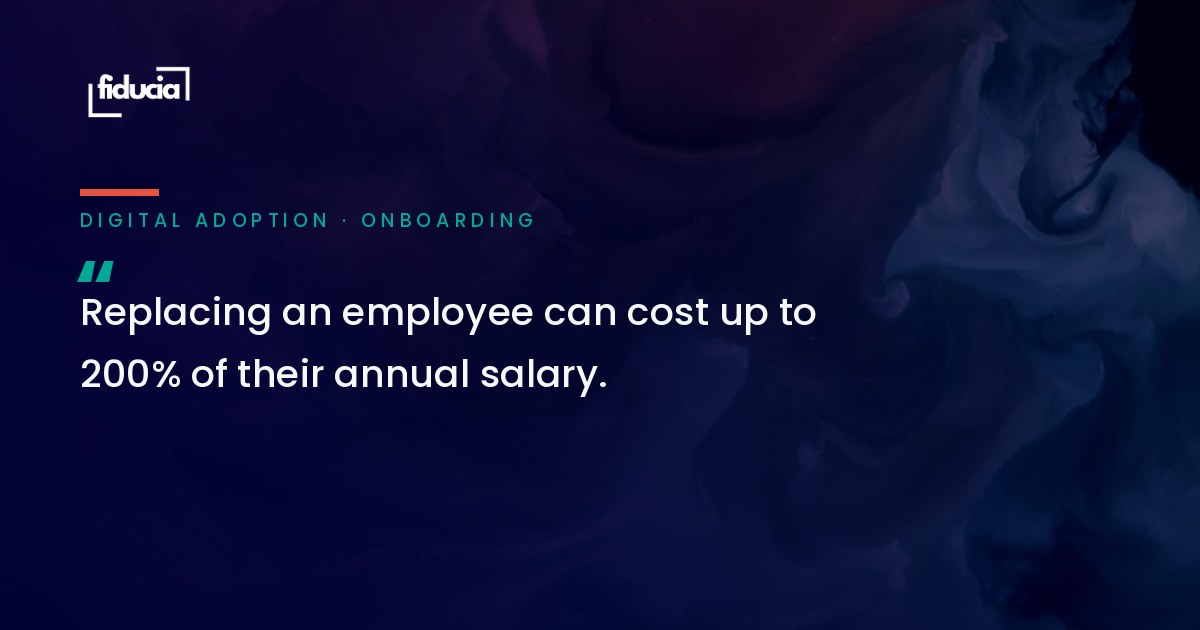 Replacing an employee can cost up to 200% of their annual salary